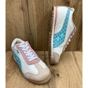 Puma Kids Roma Sneakers Shoes 392751-01  Beige Colorblock Suede Size 3c